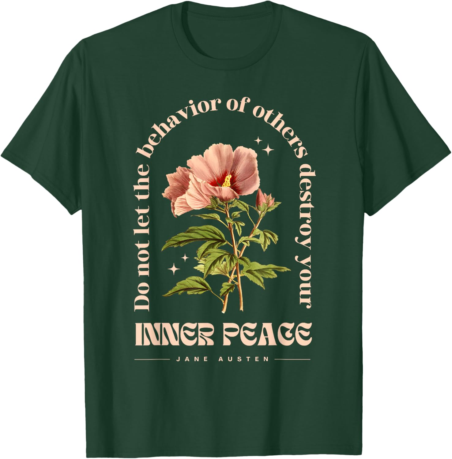 Jane Austen Sense and Sensibility Bookish Bookworm Novel T-Shirt - T-Shirt | Forest