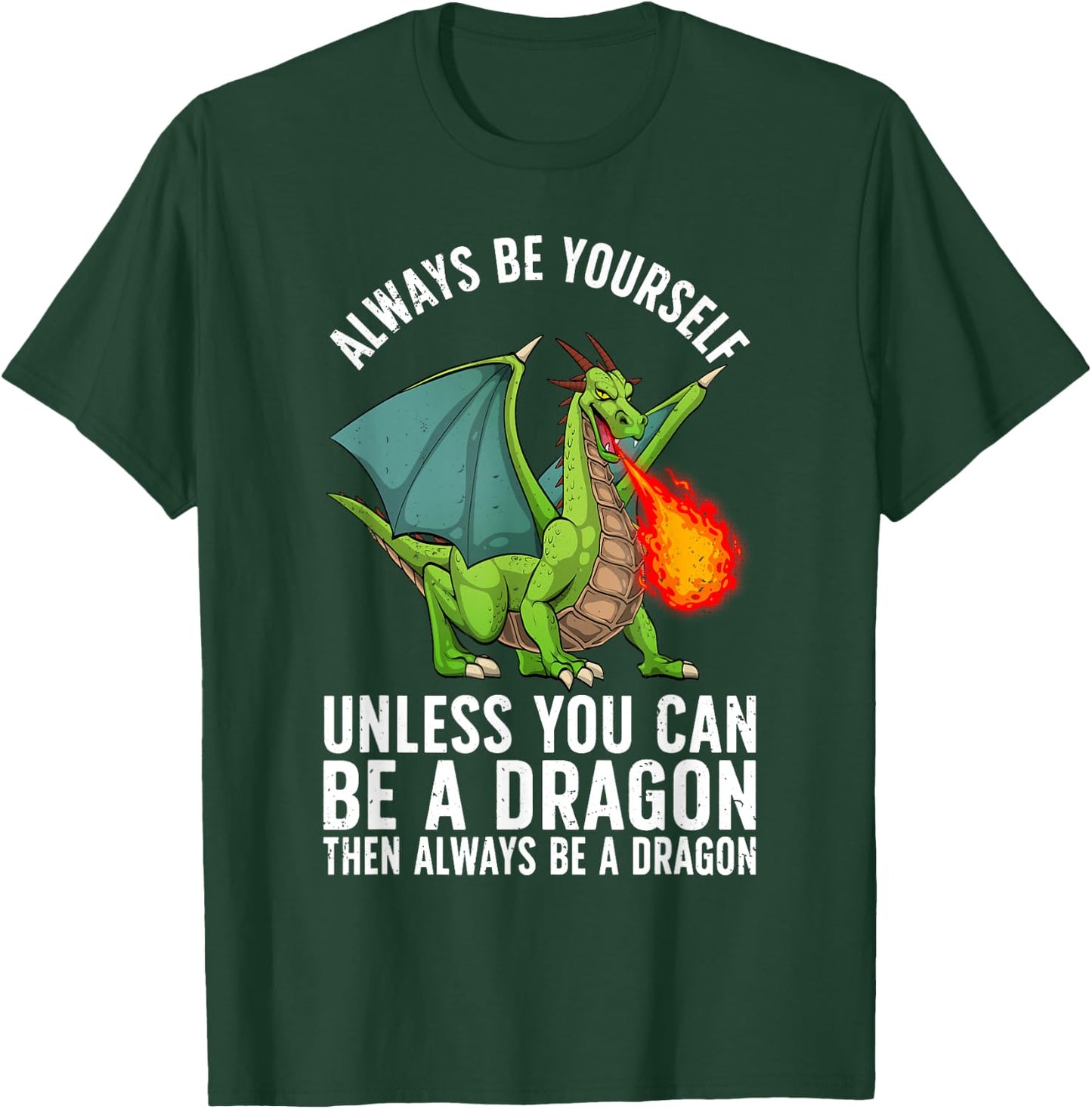 Funny Dragon Design Women Kids Fantasy Dragon Lover T-Shirt - T-Shirt | Forest