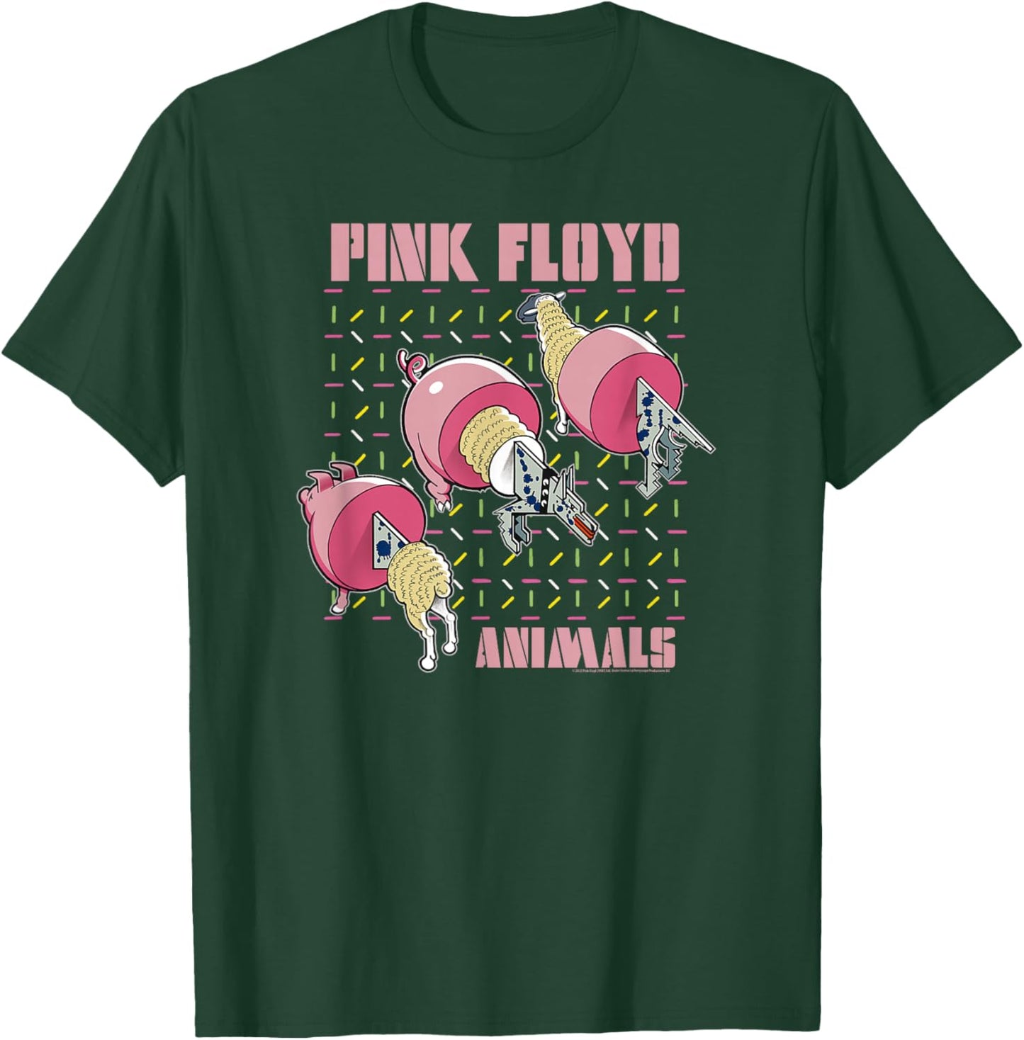 Pink Floyd Animals 2018 Remix Pig Wolf Sheep T-Shirt - T-Shirt | Forest
