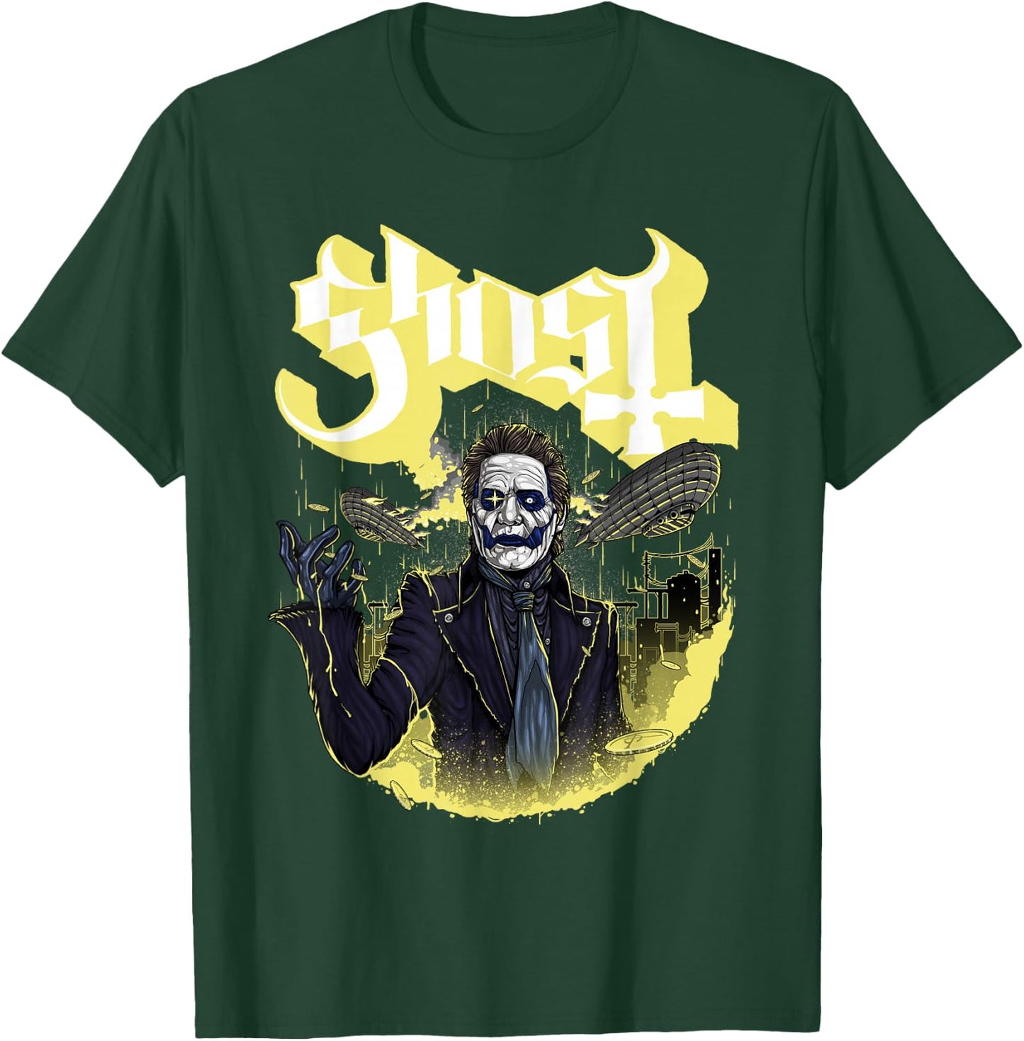 Ghost – Airship Firestorm T-Shirt - T-Shirt | Forest