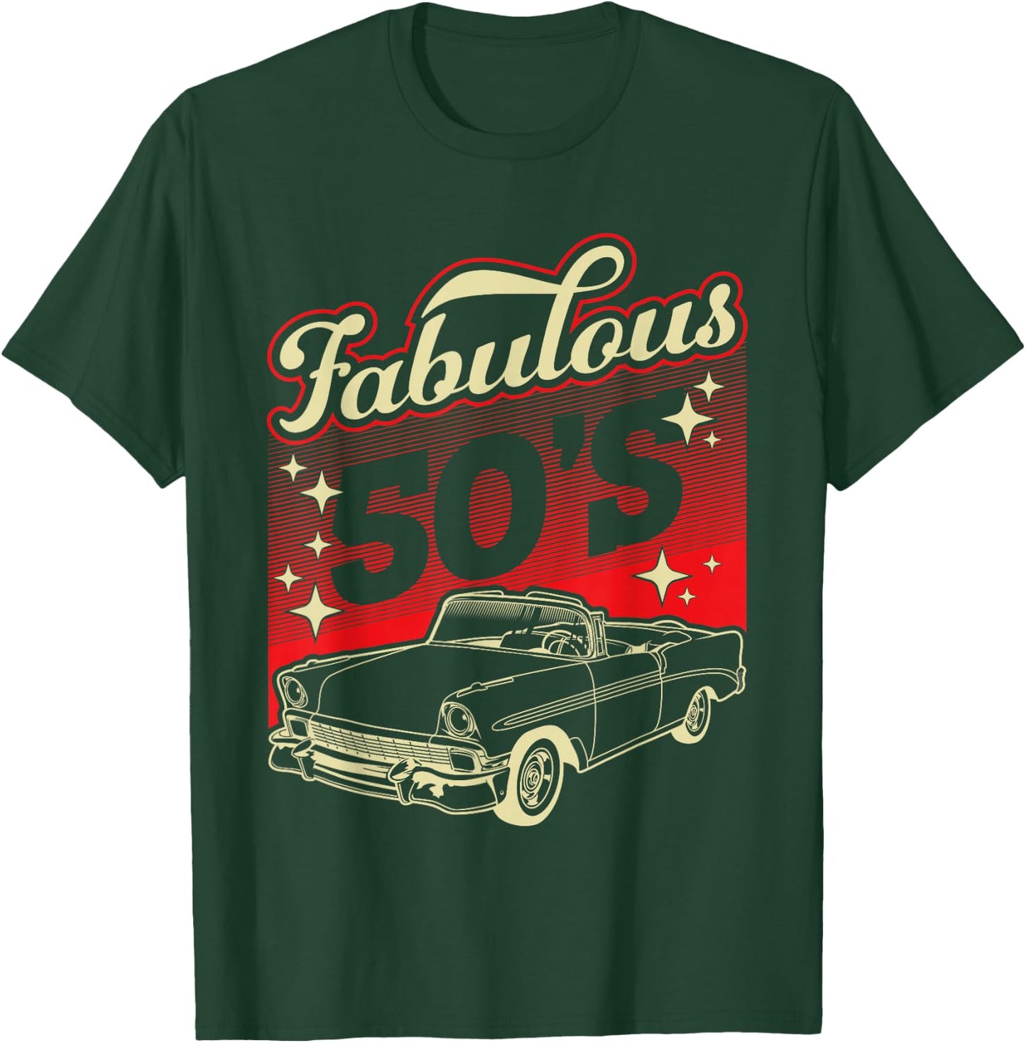 Fabulous 50's 50S Sock Hop T-Shirt - T-Shirt | Forest