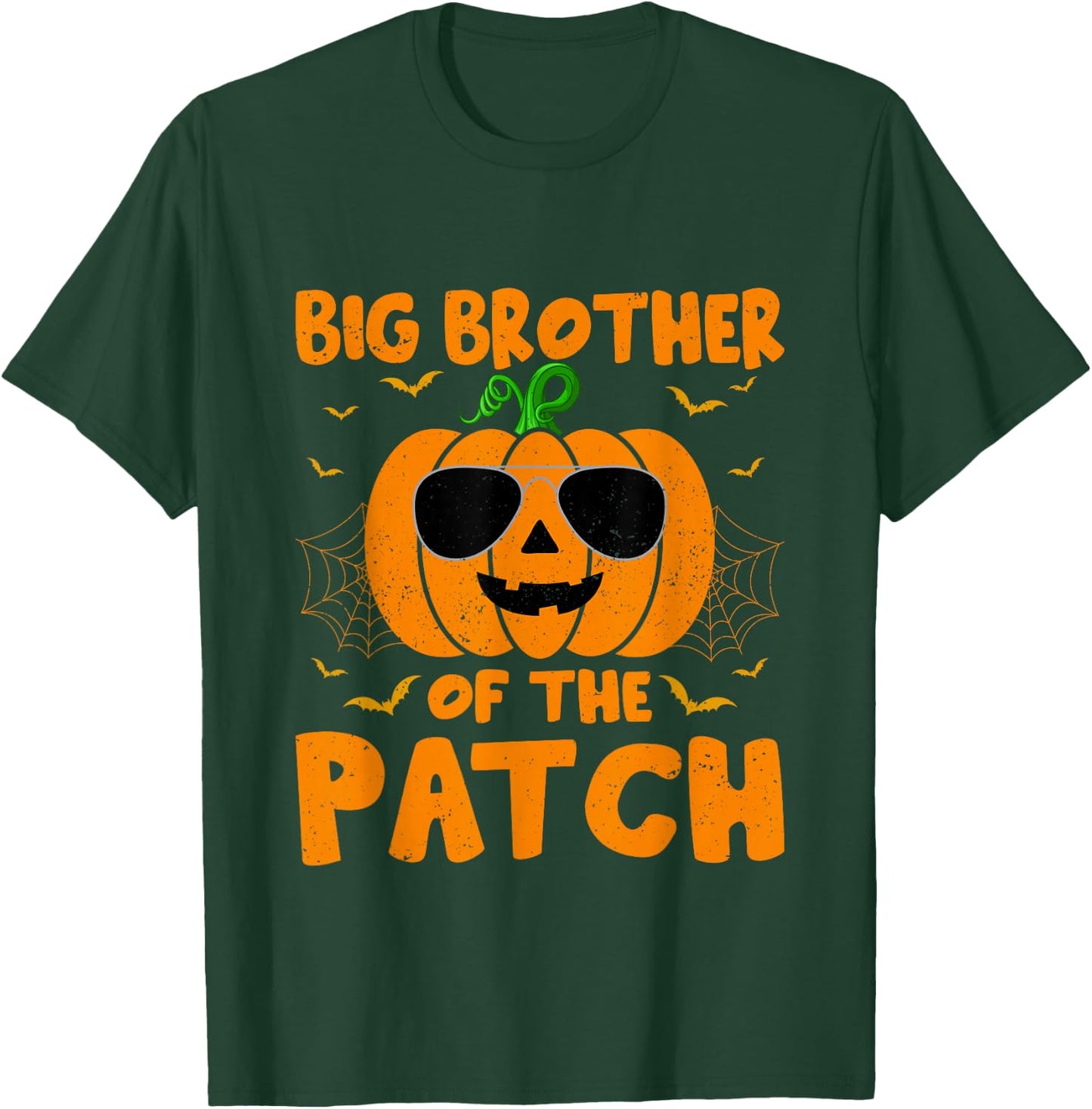 Pumpkin Big Brother Of The Patch Group Costume Halloween T-Shirt - T-Shirt | Forest
