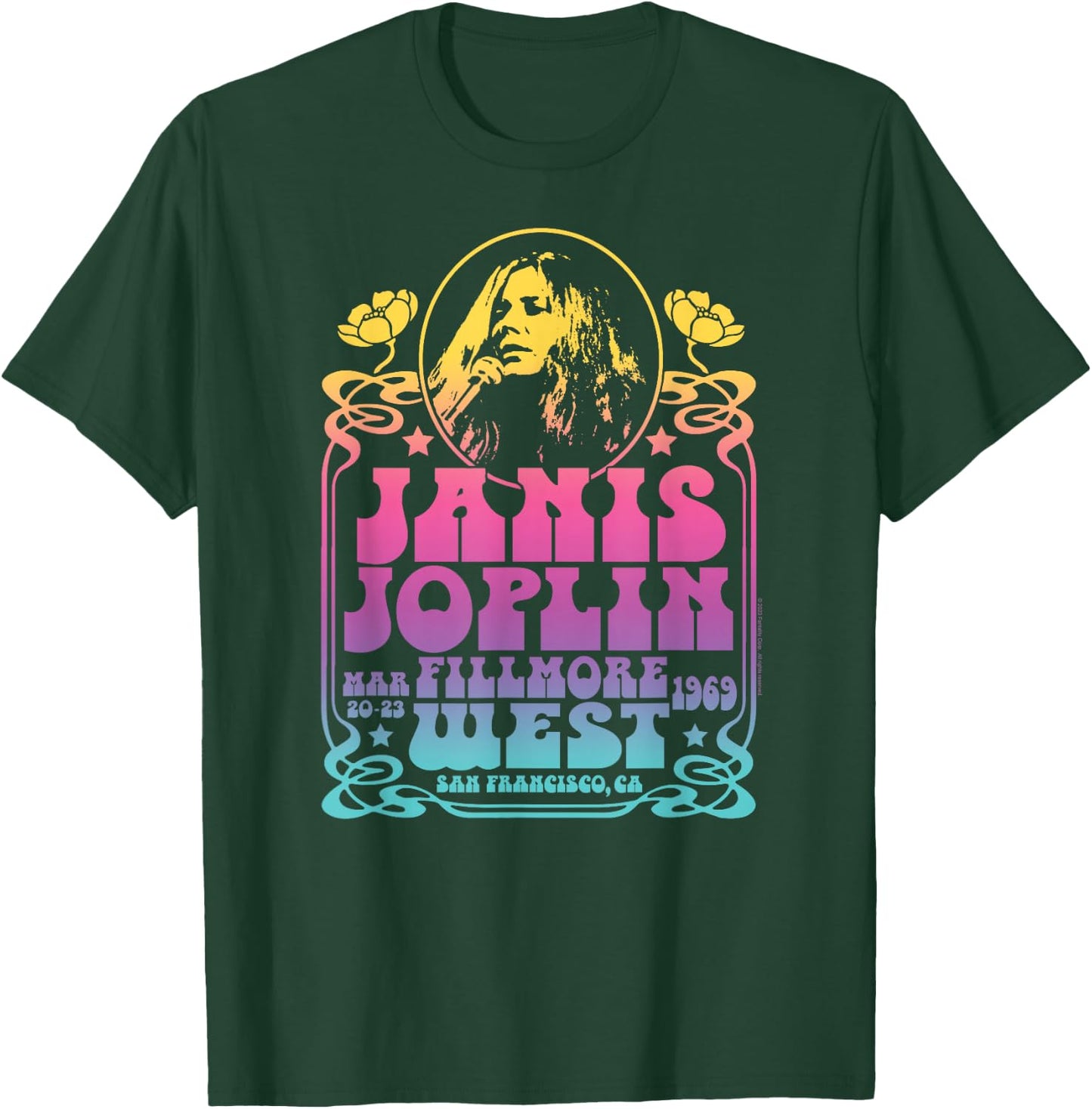 Janis Joplin - Fillmore West T-Shirt - T-Shirt | Forest