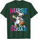 Cute Nurse Squad Easter Bunny T-Shirt - T-Shirt | Forest