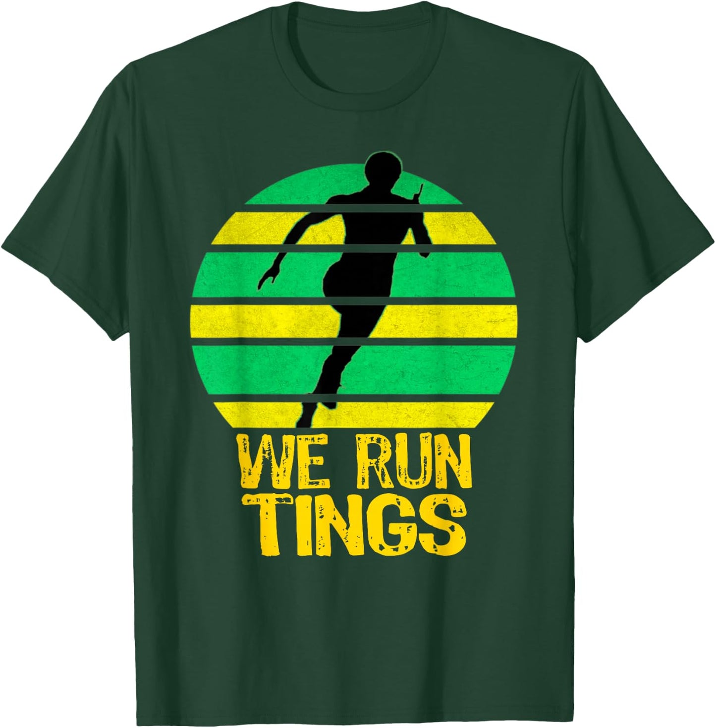Jamaica Track Quote T-Shirt - T-Shirt | Forest