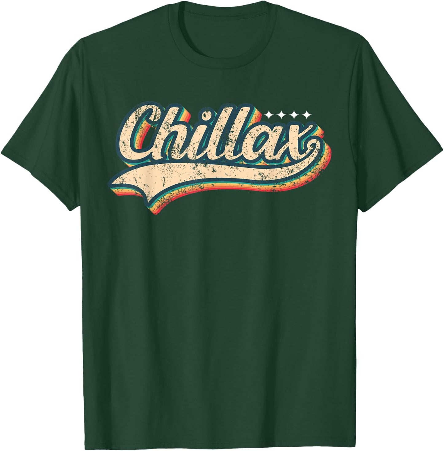 Chillax Shirt Vintage Look Slang 70s Costume Or 80s Costume T-Shirt - T-Shirt | Forest