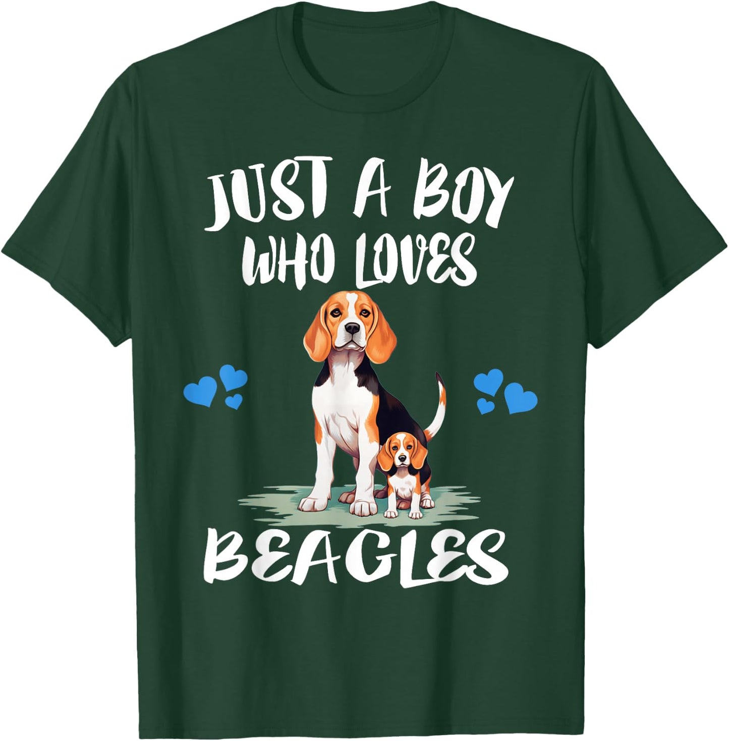 Just A Boy Who Loves Beagles Dog T-Shirt - T-Shirt | Forest