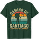 Camino de Santiago Women Spain Pilgrim Way Compostela T-Shirt - T-Shirt | Forest