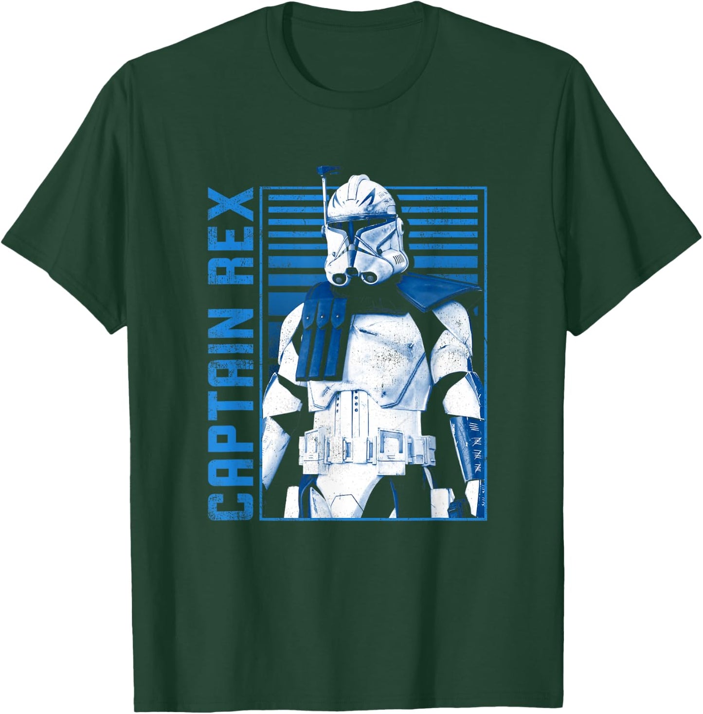 Star Wars: Ahsoka Captain Rex Vintage Rebel Fighter Poster T-Shirt - T-Shirt | Forest