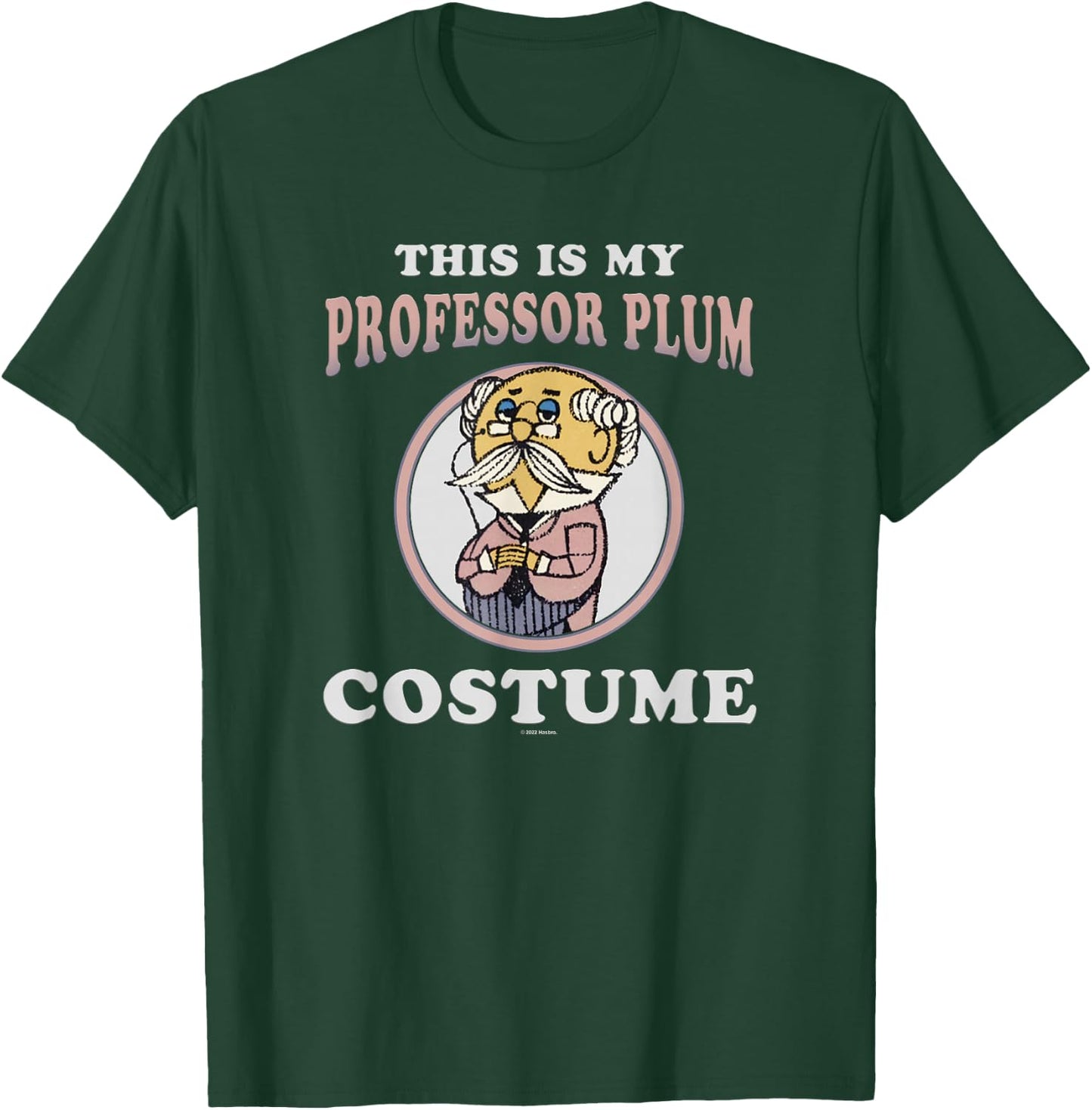 Clue This Is My Professor Plum Costume T-Shirt - T-Shirt | Forest