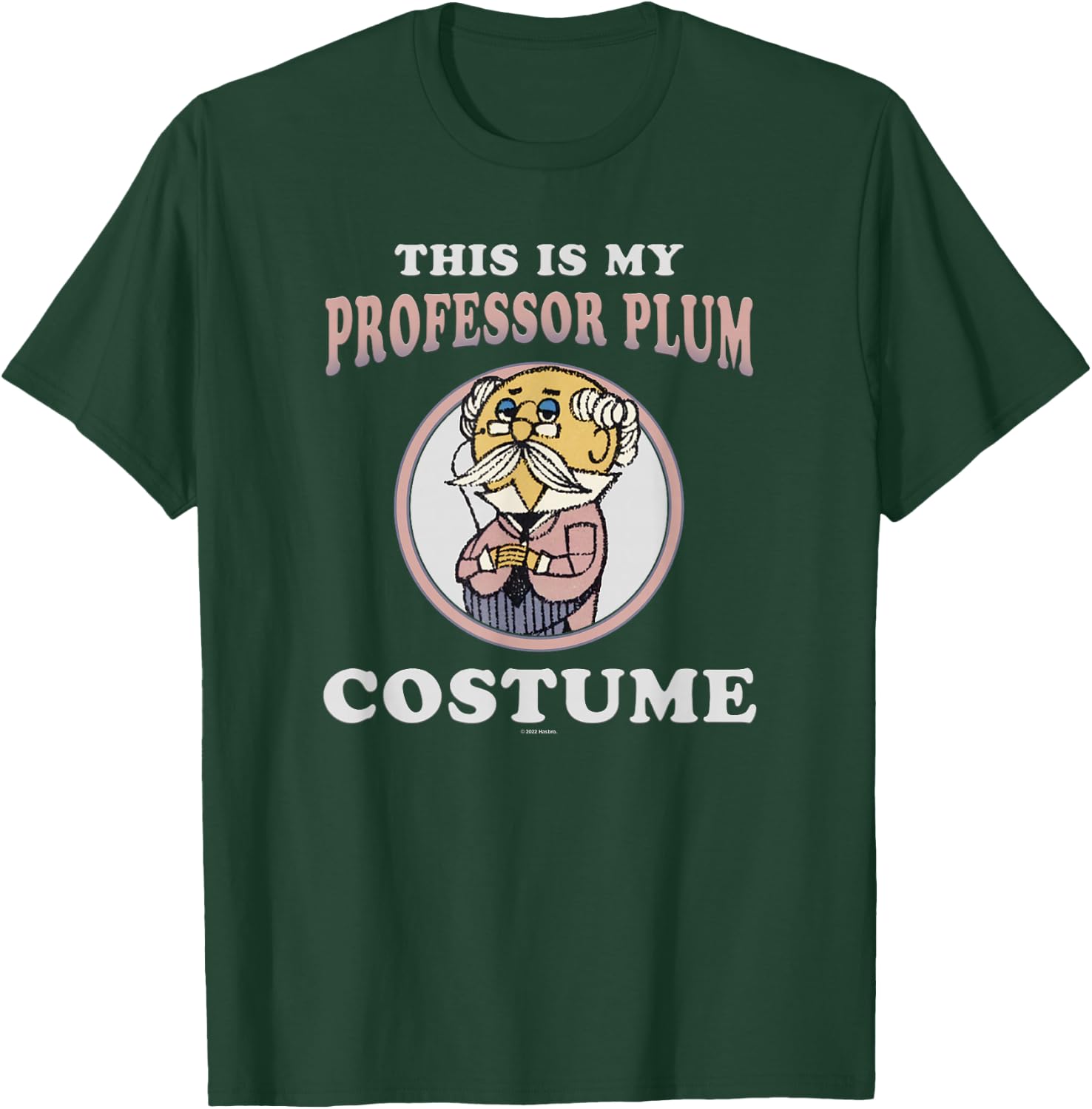 Clue This Is My Professor Plum Costume T-Shirt - T-Shirt | Forest