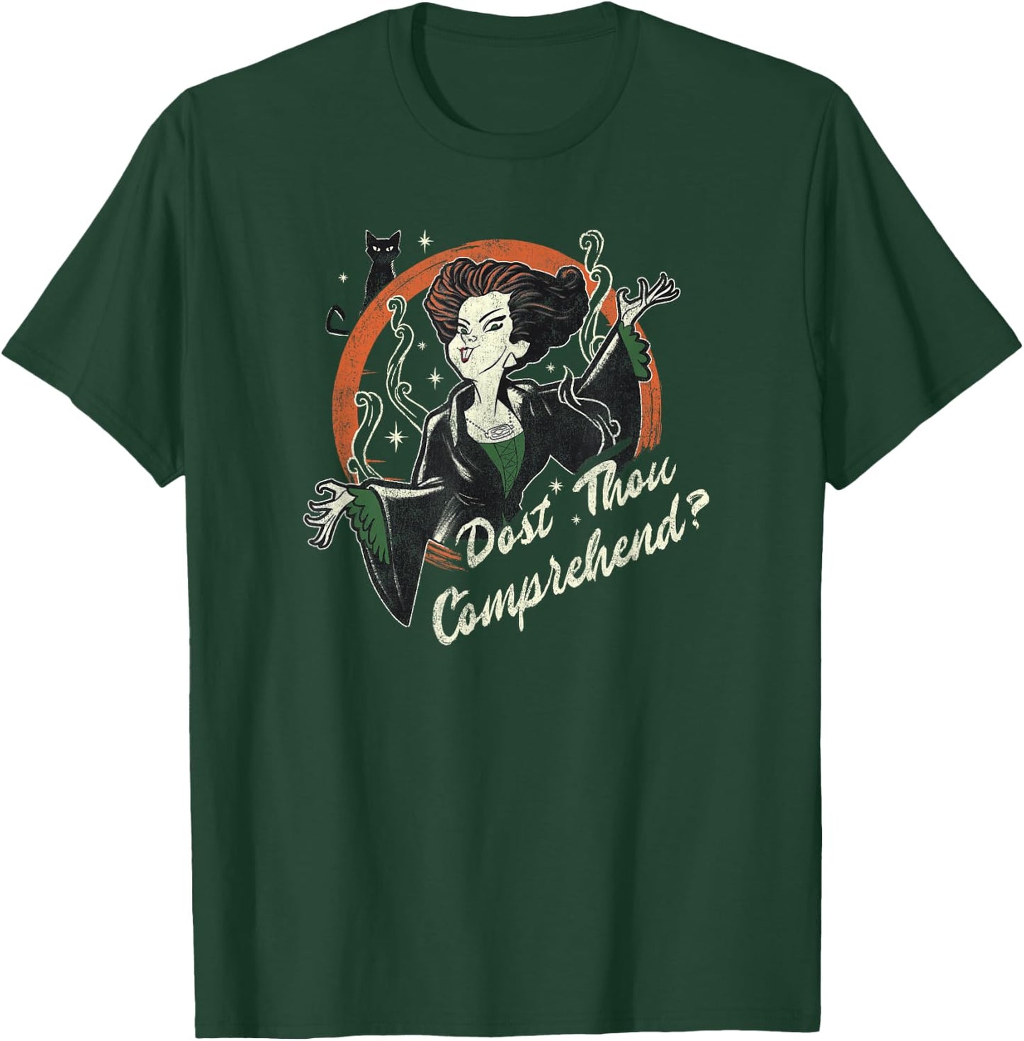 Disney Hocus Pocus Winifred Sanderson Dost Thou Comprehend? T-Shirt - T-Shirt | Forest