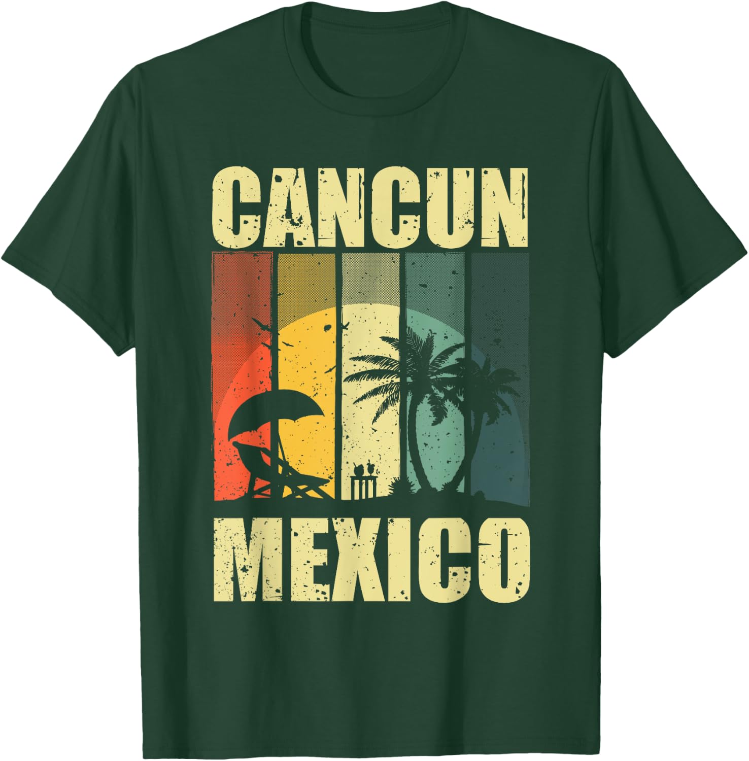 Funny Cancun Mexico Design Women Mexican Beach Lover T-Shirt - T-Shirt | Forest