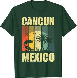 Funny Cancun Mexico Design Women Mexican Beach Lover T-Shirt - T-Shirt | Forest