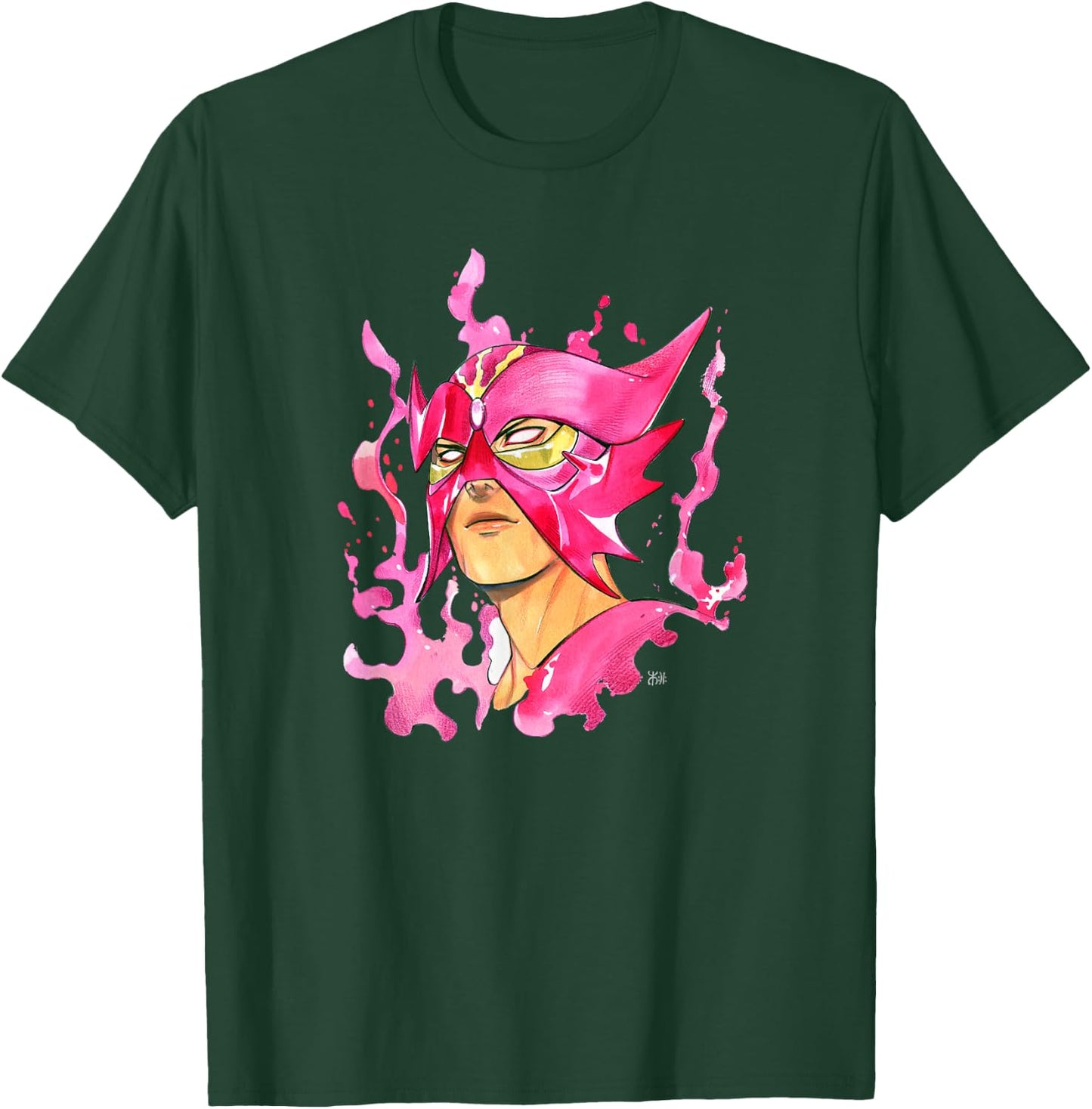 Marvel Comics Retro Classic X-Men Sunfire Flame Portrait T-Shirt - T-Shirt | Forest