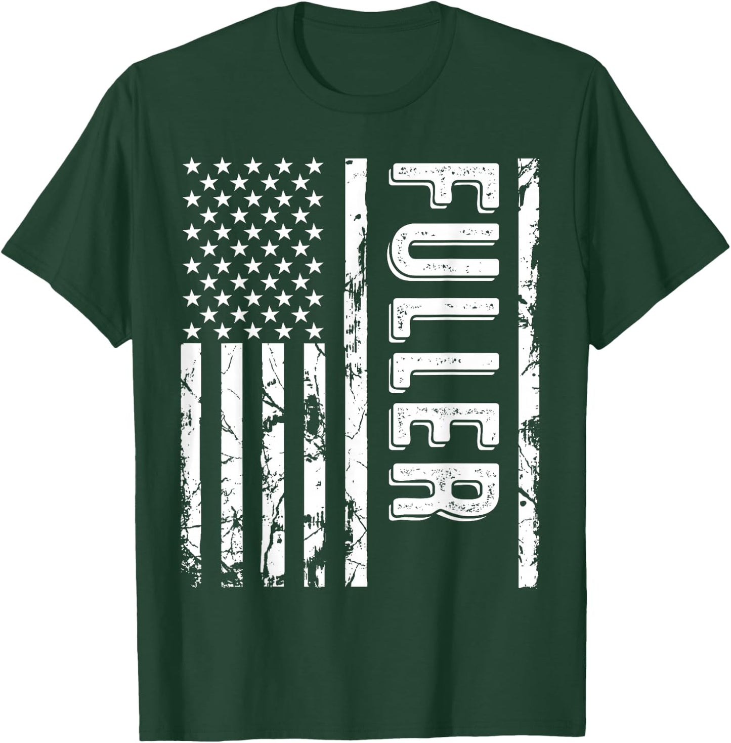 Fuller Last Name Funny Surname Team Fuller Family Reunion T-Shirt - T-Shirt | Forest