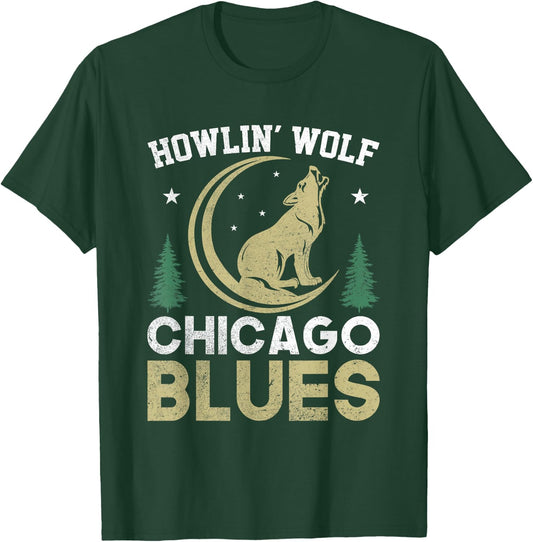 Howlin' Wolf Chicago Blues T-Shirt - T-Shirt | Forest