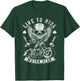 Live To Ride Motor Club Motorcycle Riding Vintage Graphic T-Shirt - T-Shirt | Forest