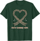 Uterine Cancer Faith Peach Ribbon Endometrial Awareness T-Shirt - T-Shirt | Forest