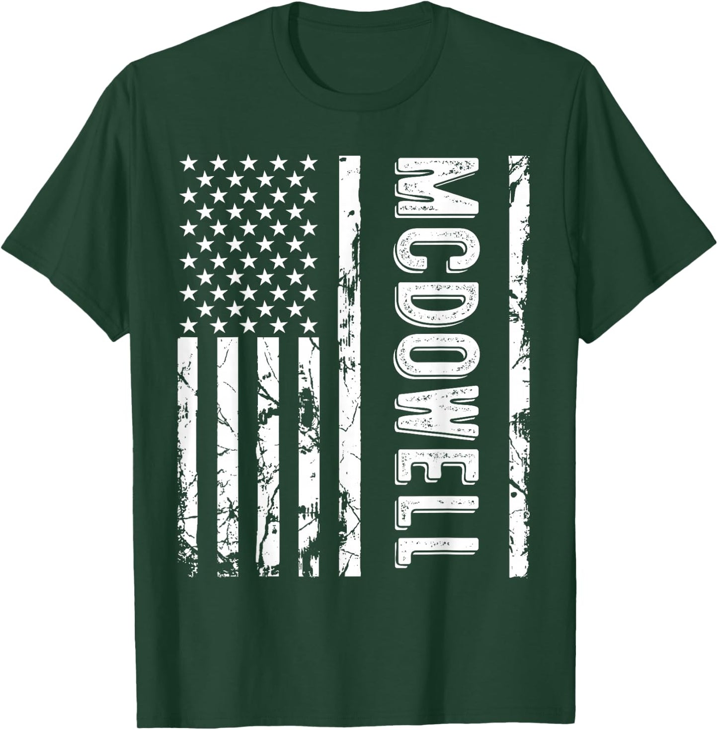 McDowell Last Name Funny Surname Team Family Reunion T-Shirt - T-Shirt | Forest