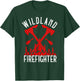 Wildland Firefighter Forest Fire Fighting Flaming Trees T-Shirt - T-Shirt | Forest