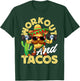 Workout and Tacos Funny Mexican Taco Gym Men T-Shirt - T-Shirt | Forest