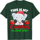 This is my Christmas Pajama Shirt baby elephant for kids T-Shirt - T-Shirt | Forest