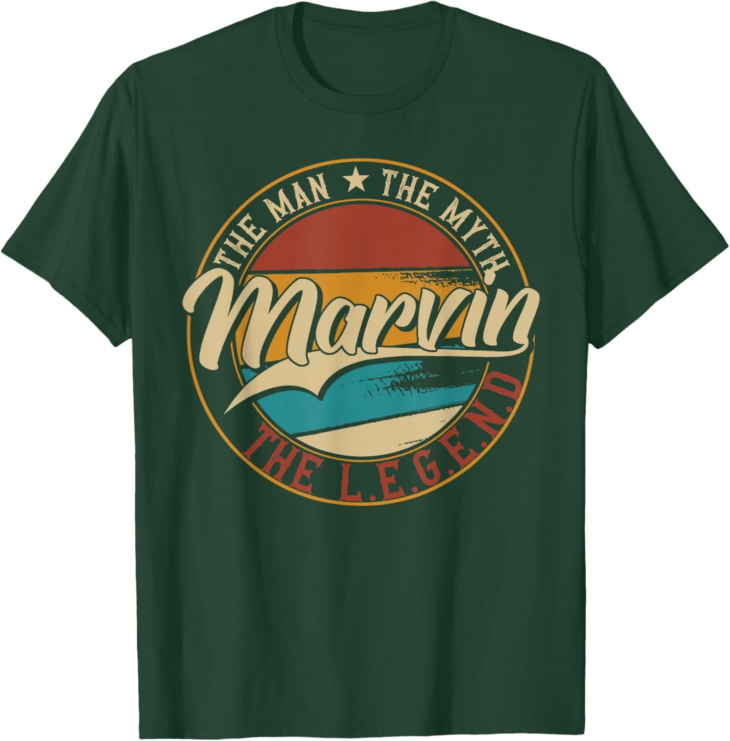 Marvin The man the myth the legend T-Shirt - T-Shirt | Forest