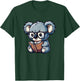 Koala Kawaii Bookworm Librarian T-Shirt - T-Shirt | Forest