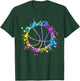 Basketball Colourful Splatters TeensBasket Ball Coaches T-Shirt - T-Shirt | Forest
