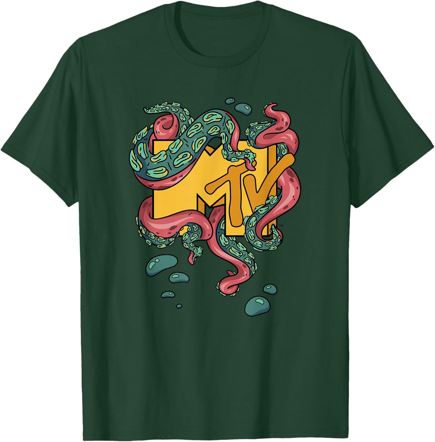 MTV Music Television Tentacle Logo T-Shirt - T-Shirt | Forest