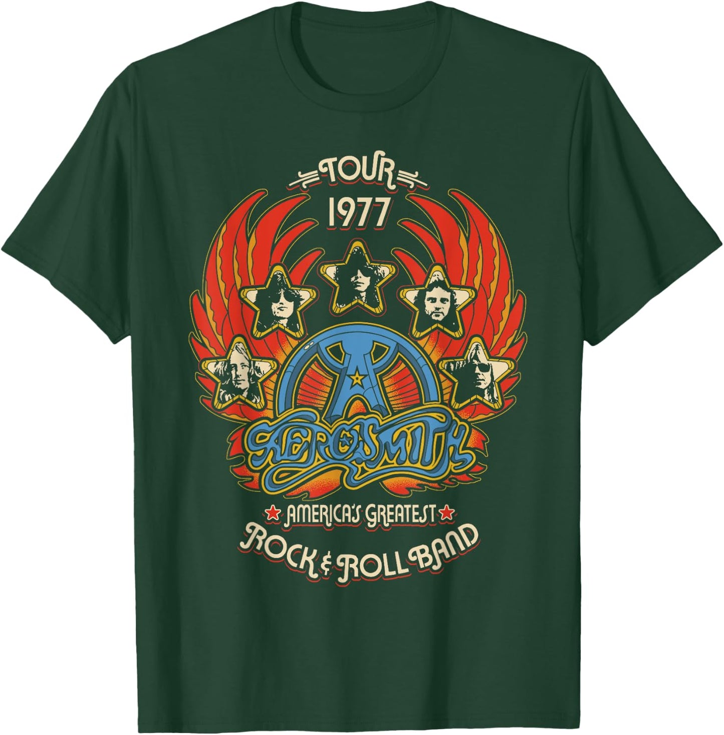 Aerosmith - Rock n Roll Band T-Shirt - T-Shirt | Forest