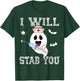 Cute Ghost Nurse I will stab you Cool Halloween Girl women T-Shirt - T-Shirt | Forest