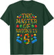 6th Birthday Block Building, 6 Years Old Brick Builder T-Shirt - T-Shirt | Forest