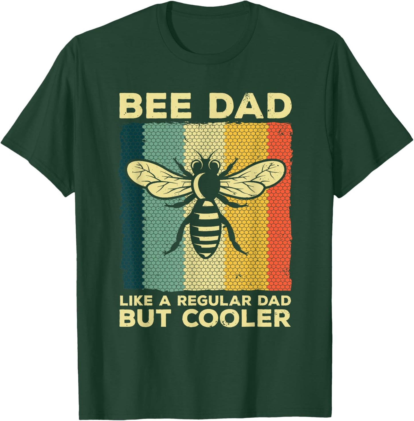 Cool Beekeeping Art Men Dad Bee Hive Keeping Honey Beekeeper T-Shirt - T-Shirt | Forest