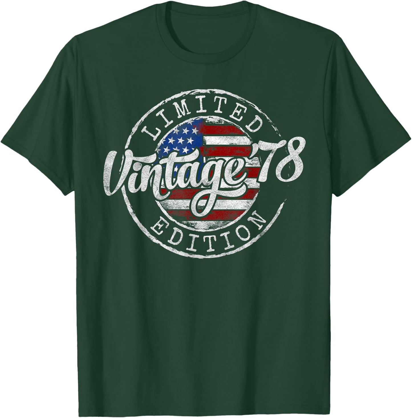 Vintage 1978 47th Birthday Gifts Women 47 Year Old T-Shirt - T-Shirt | Forest