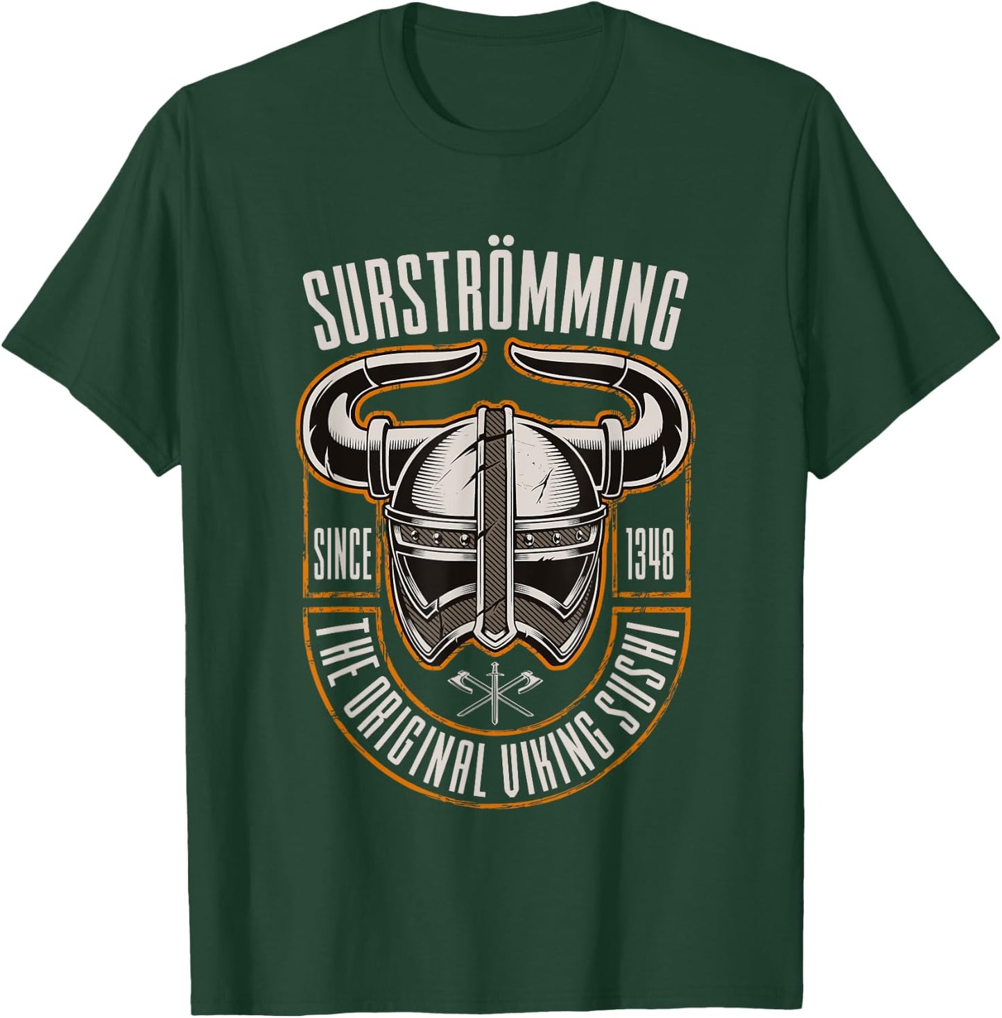 Surströmming Viking Sushi Swedish Scandinavian Nordic Food T-Shirt - T-Shirt | Forest
