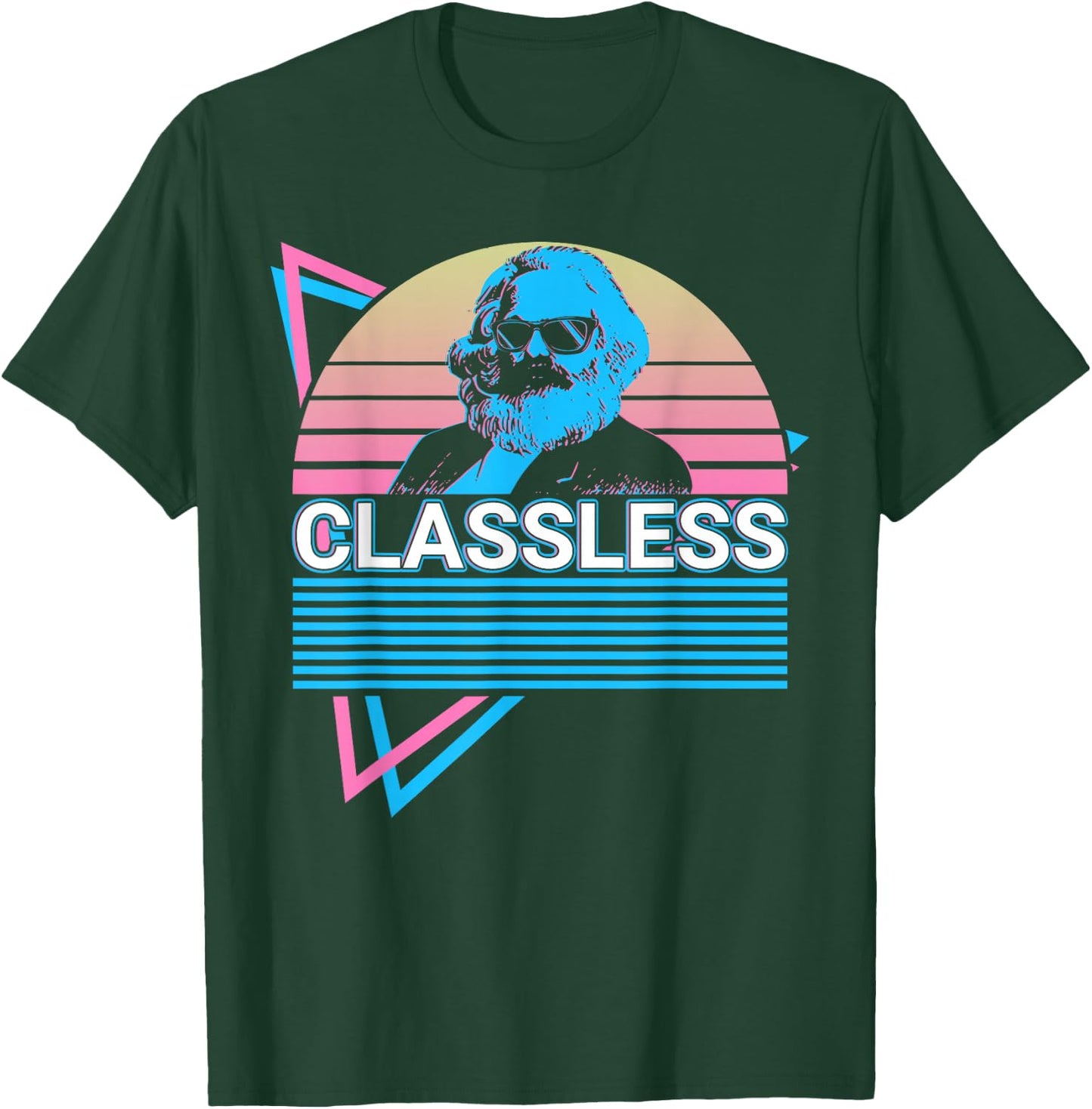 Karl Marx Communism Communist Socialism Classless T-Shirt - T-Shirt | Forest