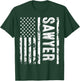 Sawyer Last Name Funny Surname Team Sawyer Family Reunion T-Shirt - T-Shirt | Forest