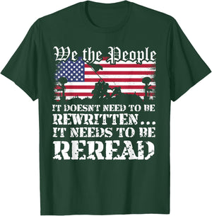 We The People Are Pissed It Doesn't Need to Be Rewritten T-Shirt - T-Shirt | Forest