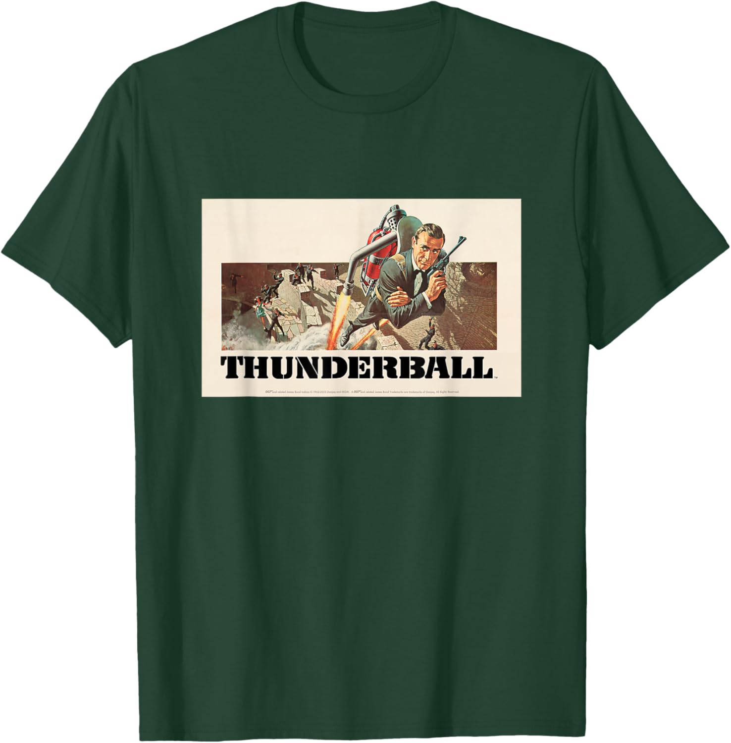 Official James Bond 007 Thunderball T-Shirt - T-Shirt | Forest
