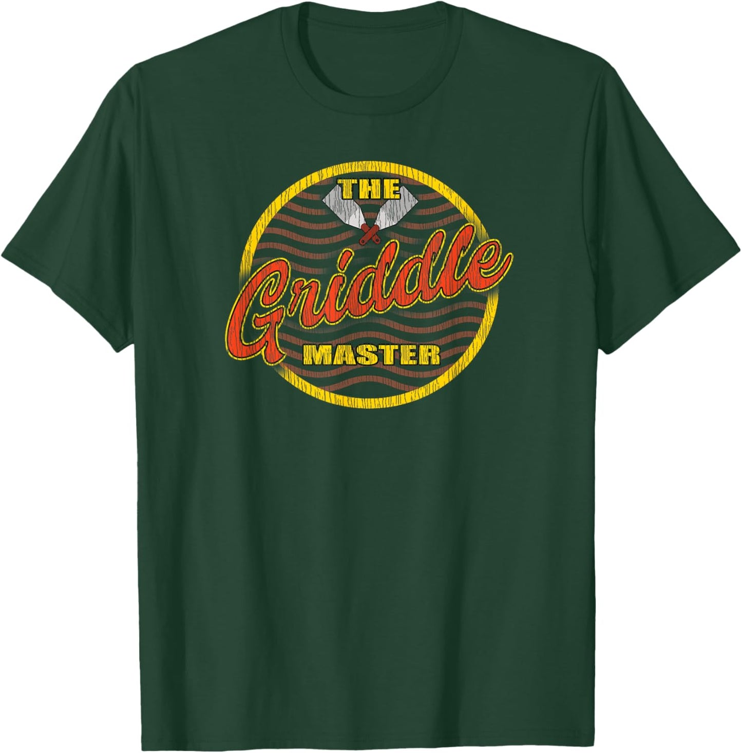 Griddle Master King of the Flat Top Fathers T-Shirt - T-Shirt | Forest