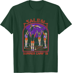 Steven Rhodes Salem Witch Summer Camp '78 Retro Dark Humor T-Shirt - T-Shirt | Forest