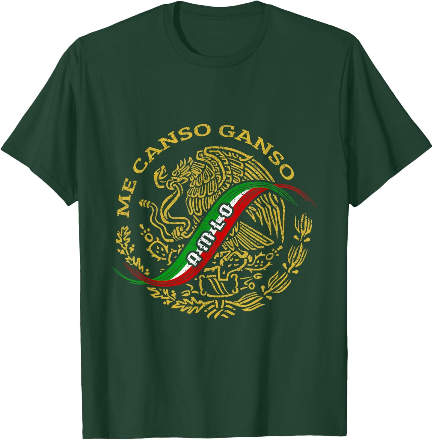 AMLO Aguila Dorada Mexicana Tricolor Mexican Eagle T-Shirt - T-Shirt | Forest