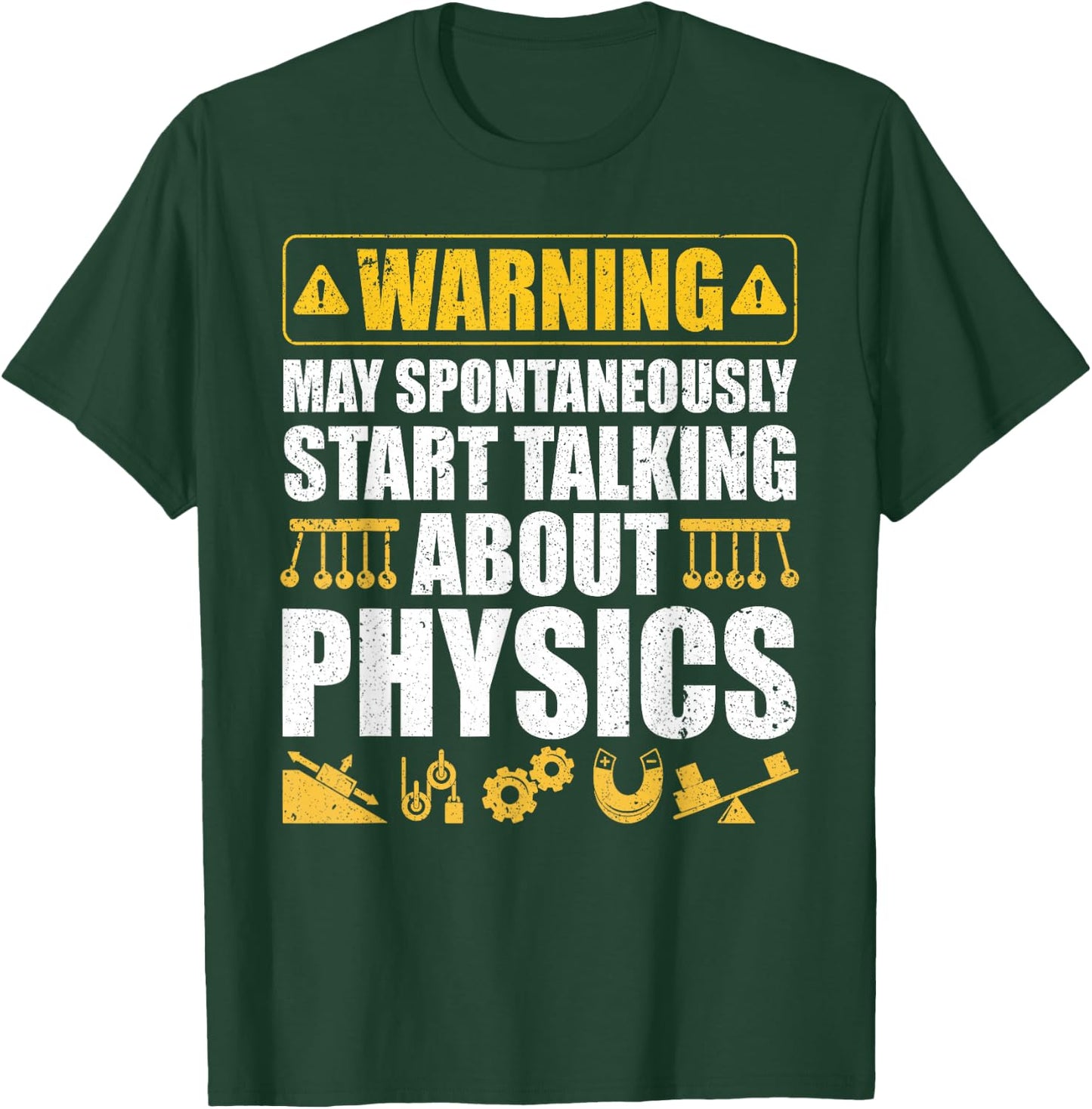 Cute Physics Art Women Physics Teacher Geeky Science T-Shirt - T-Shirt | Forest