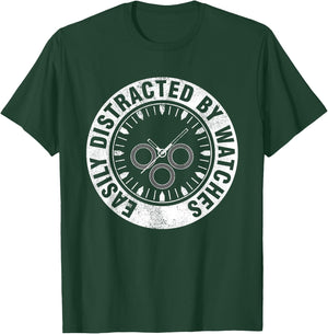 Watch Collecting Horologist Watch Lover Watch Collector T-Shirt - T-Shirt | Forest