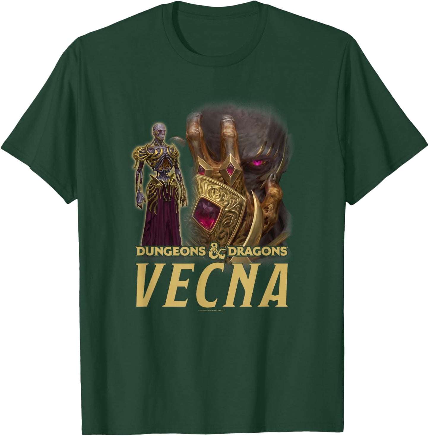 Dungeons & Dragons Vecna Standing Duel Portrait T-Shirt - T-Shirt | Forest