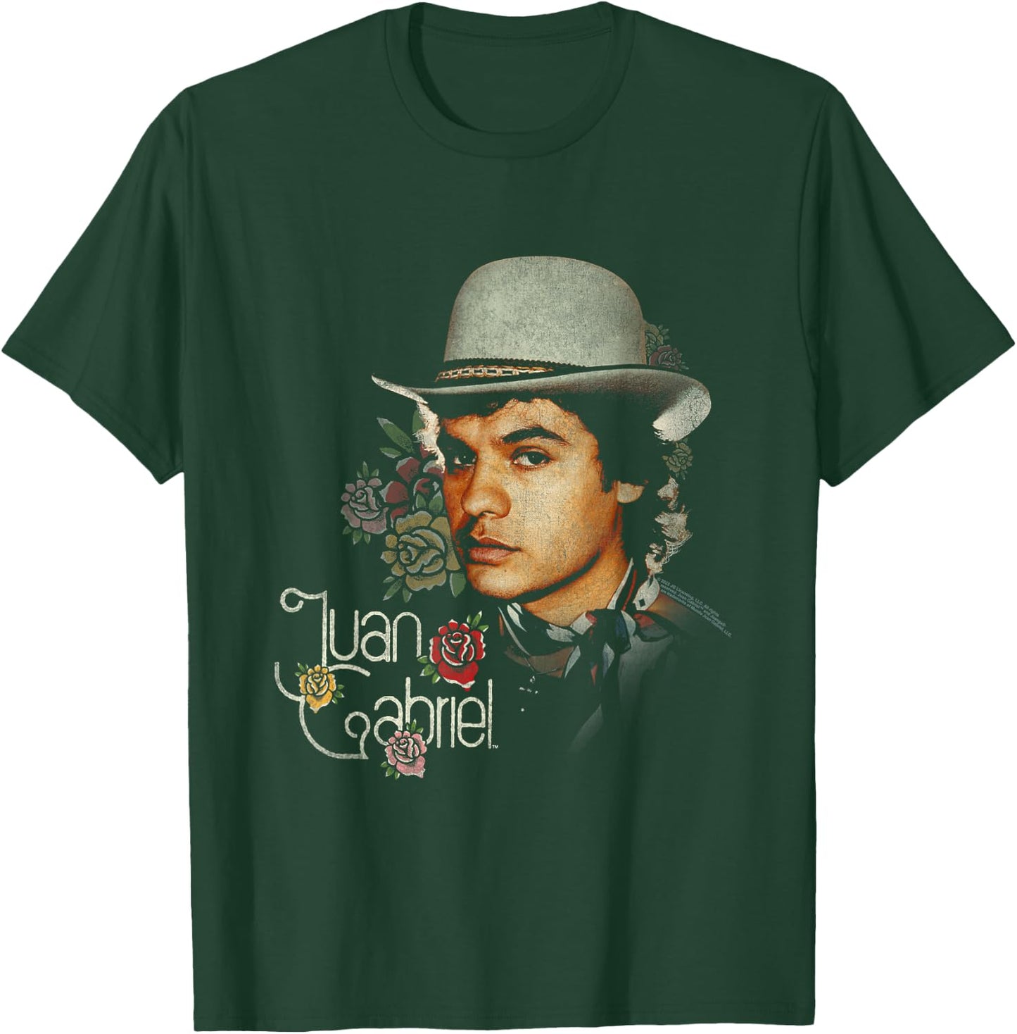 Juan Gabriel Roses T-Shirt - T-Shirt | Forest