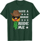 Swinger Upside down Pineapple Men Cowboy Husband T-Shirt - T-Shirt | Forest