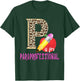 P Is For Paraprofessional Leopard Apple Pencil Paraeducator T-Shirt - T-Shirt | Forest